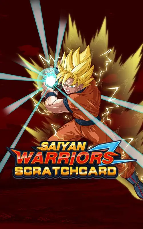 Saiyan Warriors Scratch Card